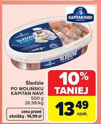 Śledzie po wołińsku promocja w Carrefour