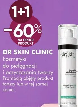 Kosmetyki DR SKIN CLINIC kosmetyki do pielęgnacji i oczyszczania twarzy Promocją objęty produkt łańszy lub w tej samej cenie promocja w Makro