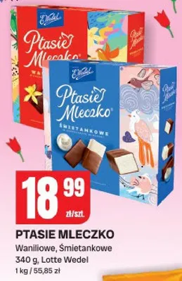 Ptasie mleczko waniliowe, śmietankowe promocja w Chorten