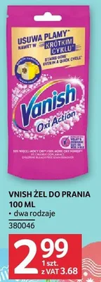 Vanish żel do prania 100 ml promocja w Selgros