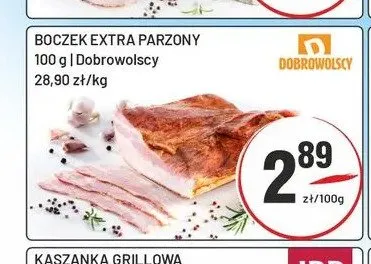 Boczek extra parzony Dobrowolscy promocja w Sedal