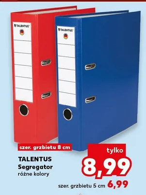 Segregator TALENTUS szerokość grzbietu 5 cm promocja w Kaufland