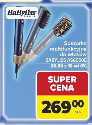 Suszarka multifunkcyjna do włosów BABYLISS AS6550E promocja w Carrefour