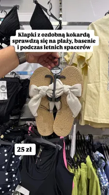 Klapki z ozdobną kokardą Pepco promocja w Pepco