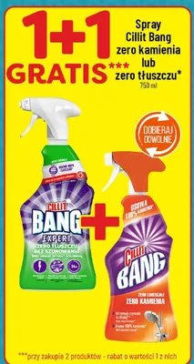 Spray Cillit Bang zero kamienia lub zero tłuszczu promocja w POLOmarket