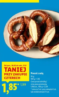 Precel z solą promocja w Lidl