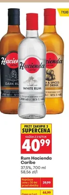 Rum Hacienda Caribe promocja w Biedronka