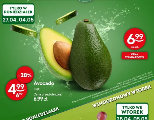 Avocado 1szt. promocja w Żabka