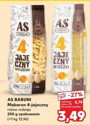 Makaron 4-jajeczny różne rodzaje promocja w Kaufland