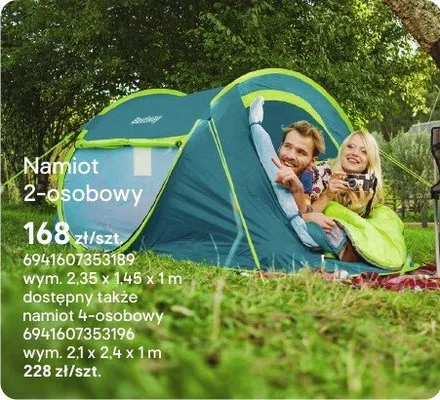 Namiot 2-osobowy promocja w Castorama
