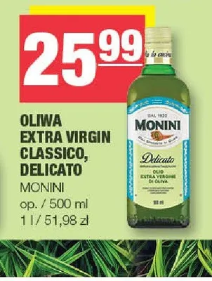 Oliwa extra virgin Delicato Monini promocja w SPAR