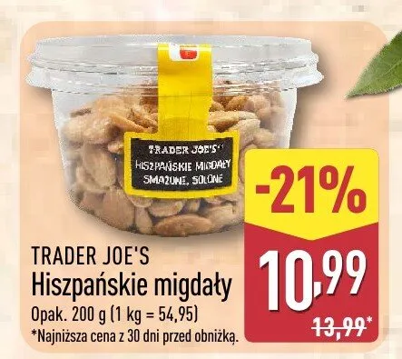 Hiszpańskie migdały promocja w Aldi
