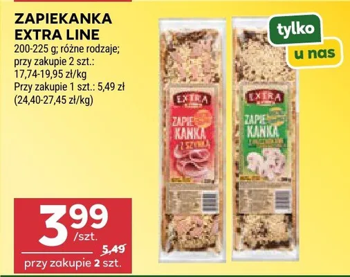 Zapiekanka Extra Line promocja w Stokrotka