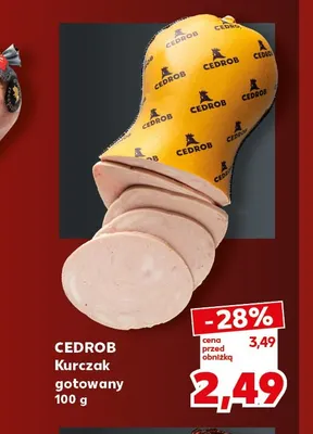 Kurczak gotowany Cedrob promocja w Kaufland