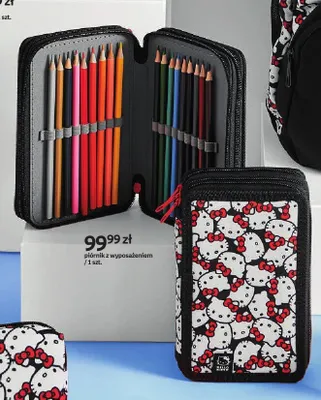 Piórnik z wyposażeniem Hello Kitty promocja w Empik