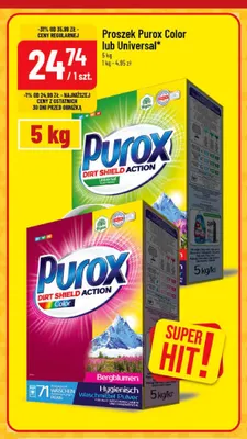 Proszek Purox Color promocja w POLOmarket