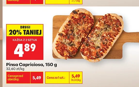 Pinsa Capriciosa promocja w Biedronka