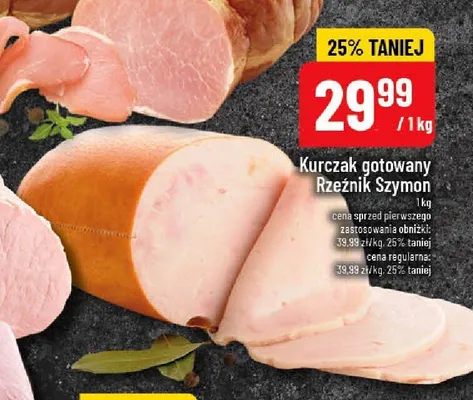 Kurczak gotowany Rzeźnik Szymon promocja w POLOmarket