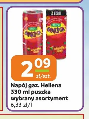 Napój gazowany Oranżada Hellena czerwona promocja w Gama