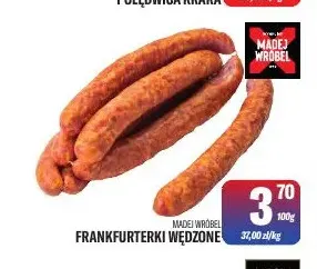 Frankfurterki wędzone Madej Wróbel promocja w Tomi Markt