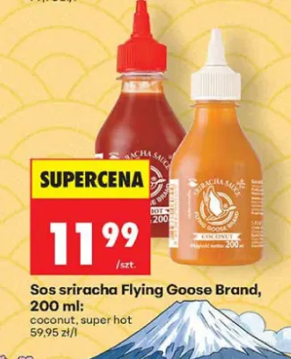Sos sriracha coconut Flying Goose Brand promocja w Biedronka