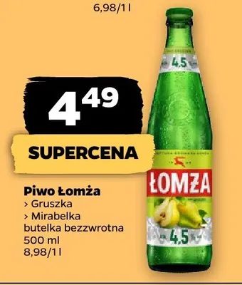 Piwo Łomża promocja w Netto
