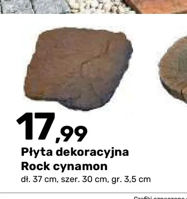 Płyta dekoracyjna Rock cynamon promocja w Bricomarche