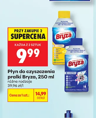 Płyn do czyszczenia pralki Bryza promocja w Biedronka