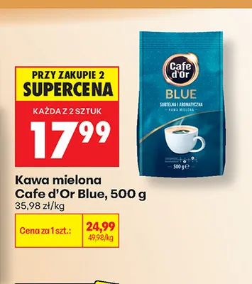 Kawa mielona Cafe d'Or Blue promocja w Biedronka