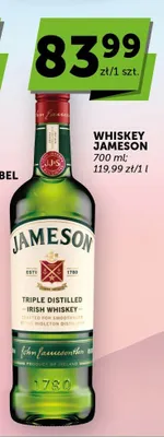 Whiskey Jameson promocja w Groszek