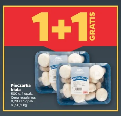 Pieczarka biała promocja w Netto