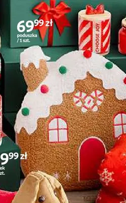 Poduszka domek z piernika Joyful Xmas promocja w Empik