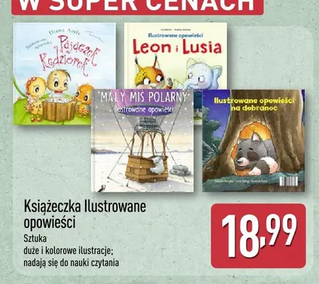 Książeczka Ilustrowane opowieści promocja w Aldi