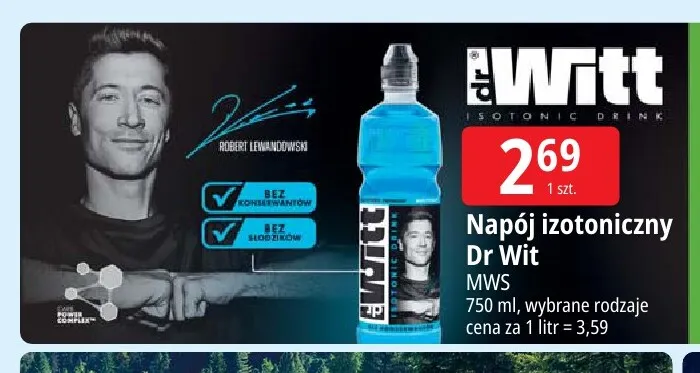Napój izotoniczny Dr Witt promocja w Leclerc