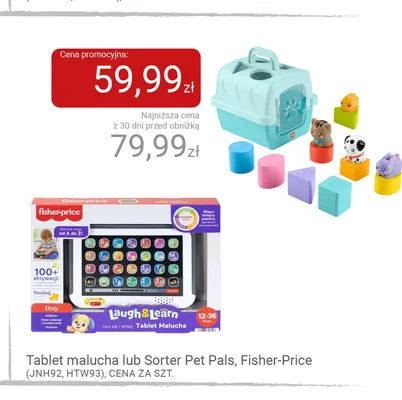 Sorter Pet Pals Fisher-Price promocja w Smyk