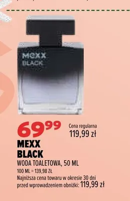 Woda toaletowa Mexx Black promocja w Drogerie Natura