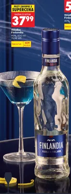Wódka Finlandia 40% promocja w Biedronka