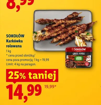 Karkówka rolowana Sokołów promocja w Lidl