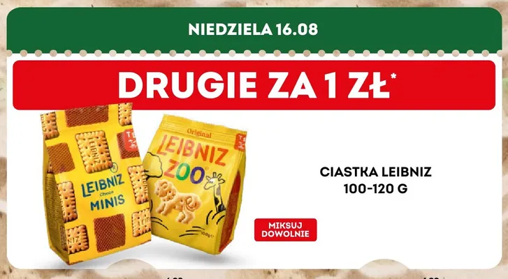 Ciastka Leibniz Minis Choco promocja w Żabka