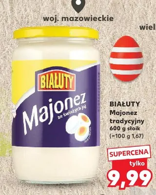 Majonez tradycyjny Białuty promocja w Kaufland