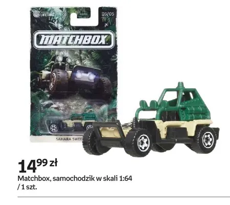 Samochodzik Matchbox w skali 1:64 promocja w Empik