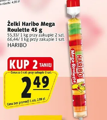 Żelki Haribo Mega Roulette promocja w Prim Market