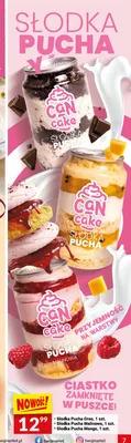 Deser Słodka Pucha Malinowa CAN cake promocja w Twój Market