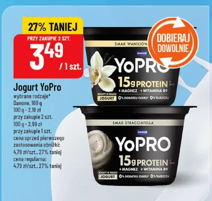 Jogurt YoPro promocja w POLOmarket