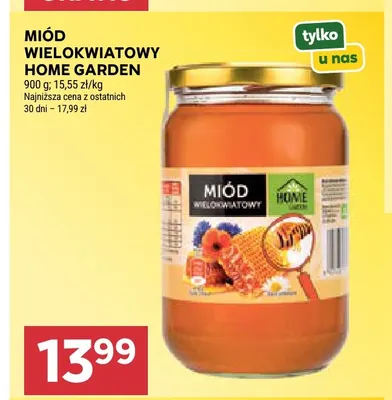 Miód wielokwiatowy Home Garden promocja w Stokrotka