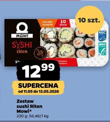 Zestaw sushi Riten Mowi promocja w Netto
