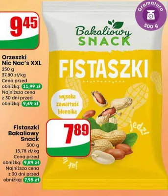 Fistaszki promocja w Dino