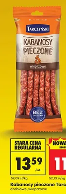 Kabanosy pieczone wieprzowe promocja w Biedronka