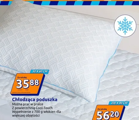Chłodząca poduszka 50x60cm z powierzchnią Cool-Touch promocja w Action