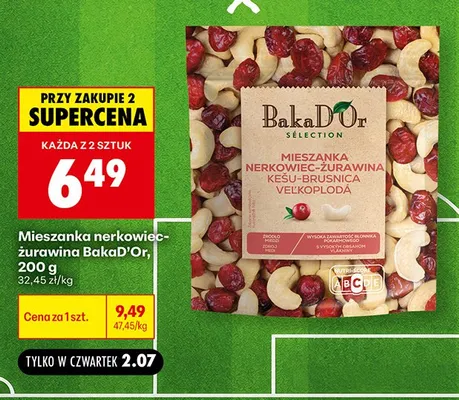 Mieszanka nerkowiec-żurawina BakaD'Or promocja w Biedronka